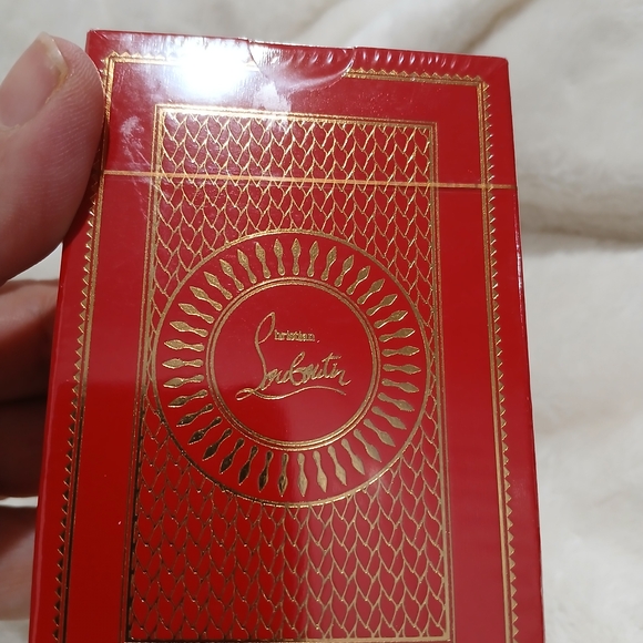 Christian Louboutin Red and Gold Playing Cards - Picture 4 of 4